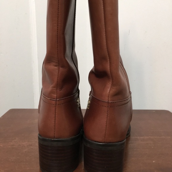 Tory Burch Dark Sepia Fulton knee High Boot Size 8M - Picture 7 of 16